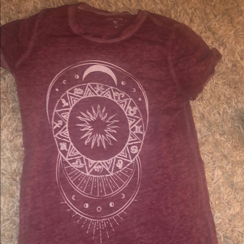 very soft magenta light t-shirt